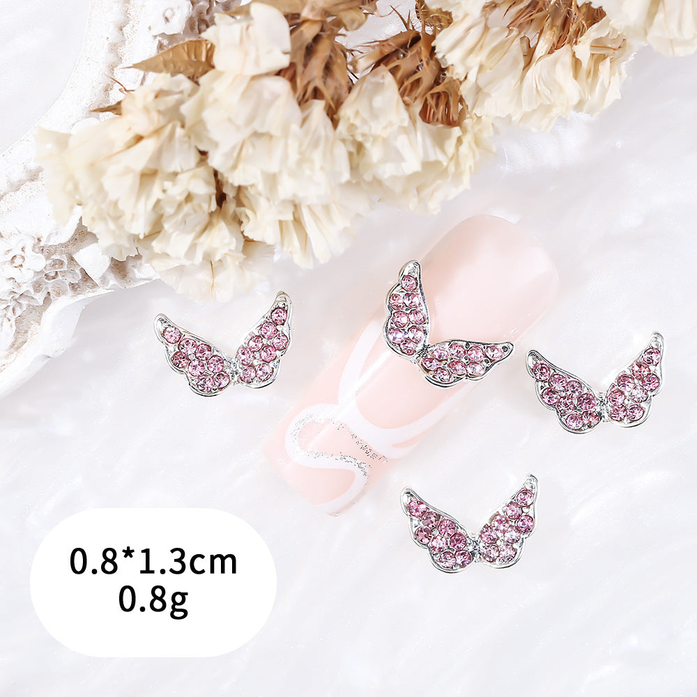 Angel Wings Alloy Ornament Cute Decoration Nail Care Nail Art