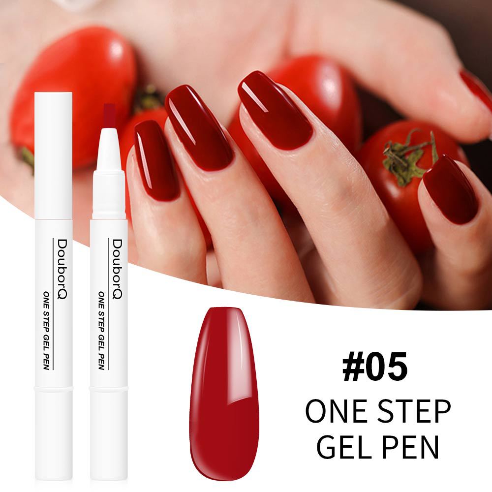 Manicure One Step Glue Pen-shaped Gel Nail Polish