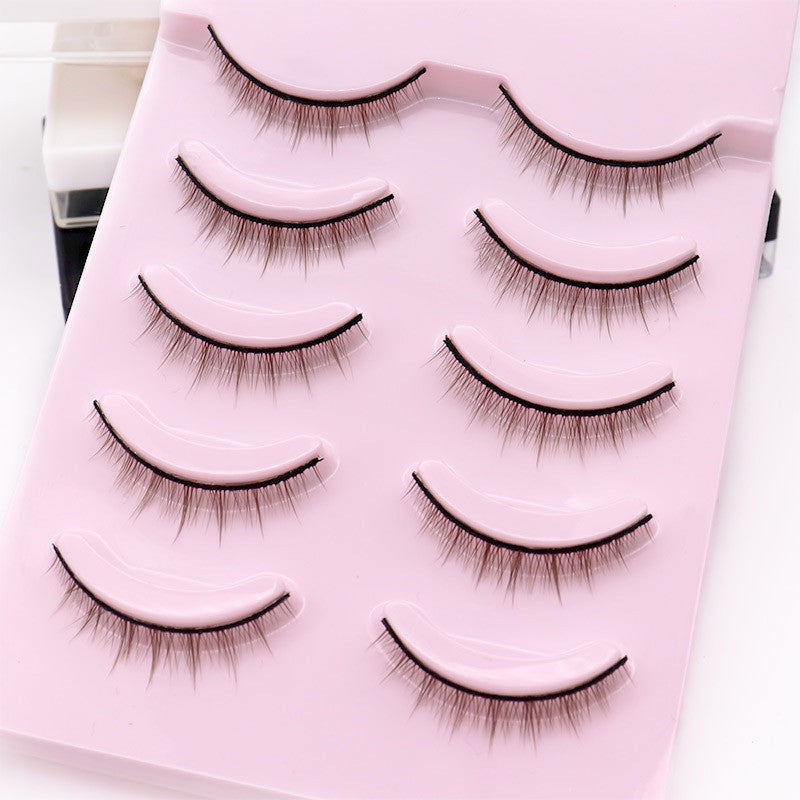 Plain Cross Eyelashes Mom Simulation Short False Lashes