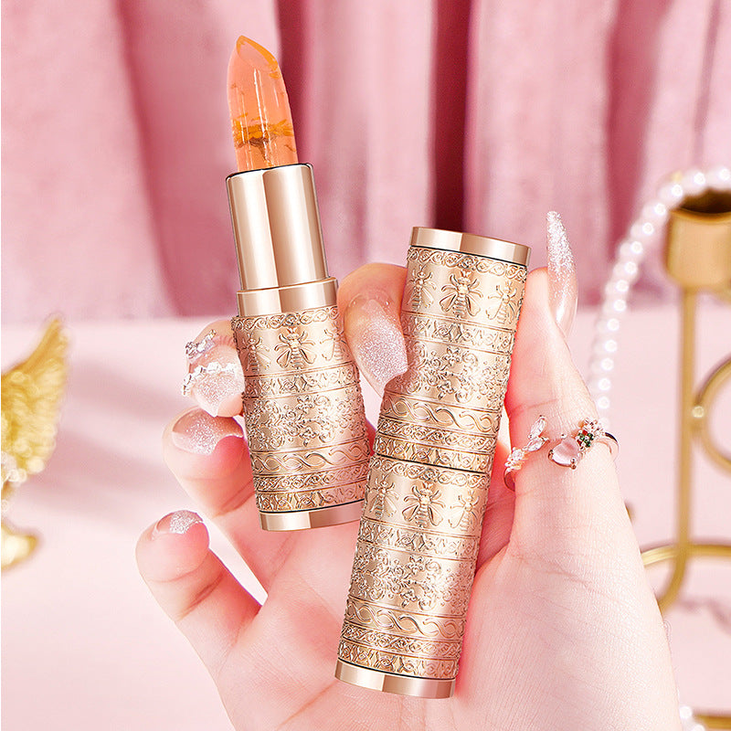 Flower Gold Foil Essence Temperature Change Lipsticks