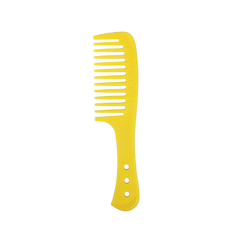 Shop Big Tooth With Hole Handle Tangle Hairdressing Hair Brushes & Combs