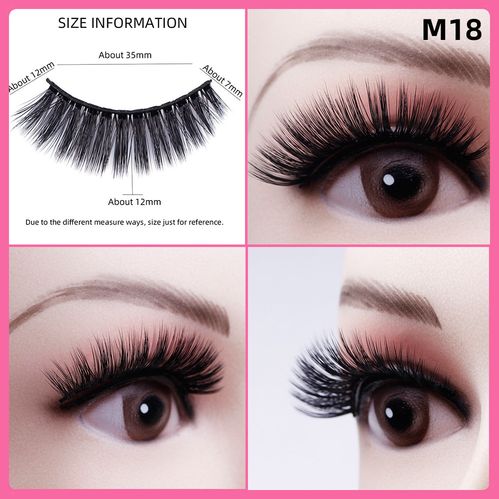 Cross High Imitation Mink Eyelashes Single False Lashes