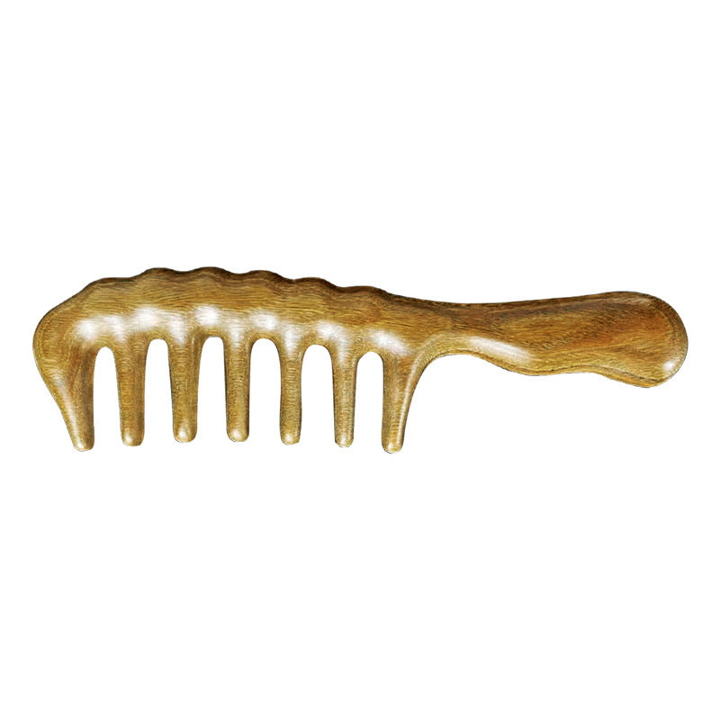 Thick Wide Teeth Wooden Curling Gift Hair Brushes & Combs