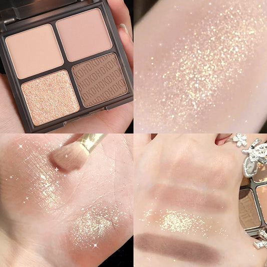 Color Palette Matte Shimmer Earth Waterproof Eyeshadow