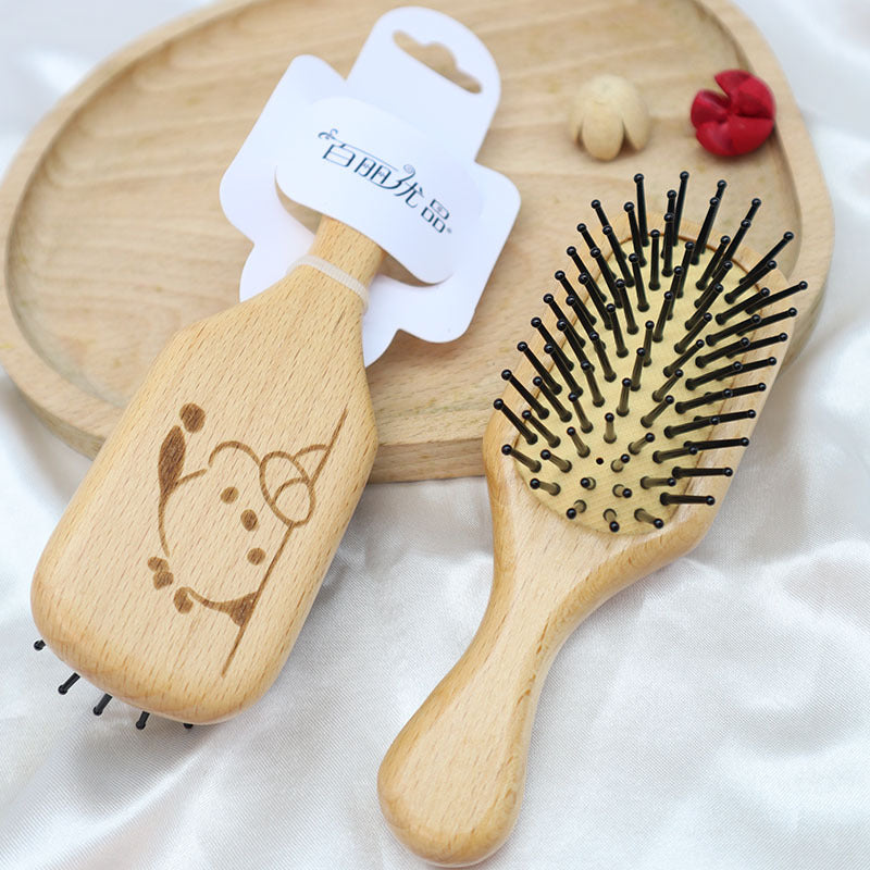 Airbag Mini Air Cushion Cute Cartoon Hair Brushes & Combs