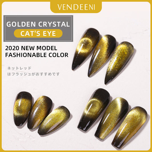 Multiple Suction Methods Crystal Gold Sier Color Smoothie Nail Polish