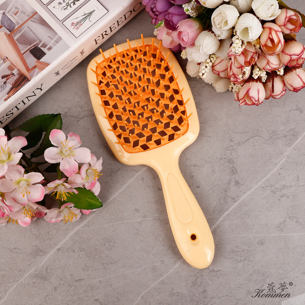 Mesh Honeycomb Household Massage Wet Dry Plastic Air Hair Brushes & Combs