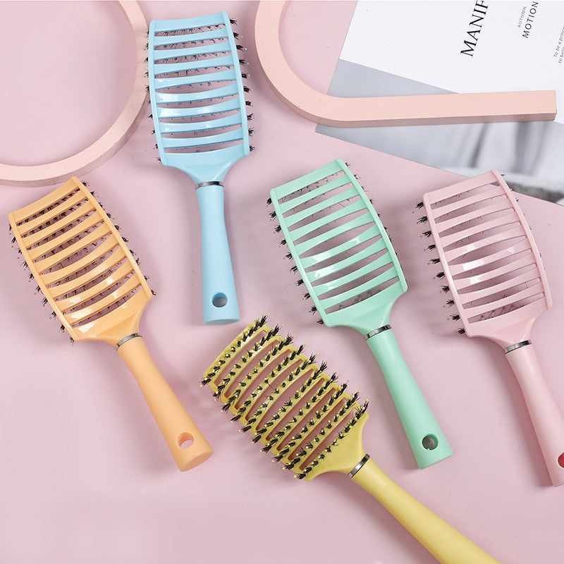 Bristle Big Curved Massage Son Hairdressing Nine Hair Brushes & Combs