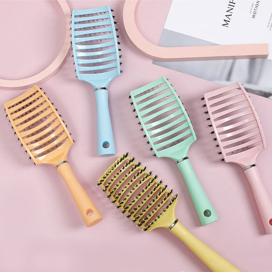 Bristle Big Curved Massage Son Hairdressing Nine Hair Brushes & Combs