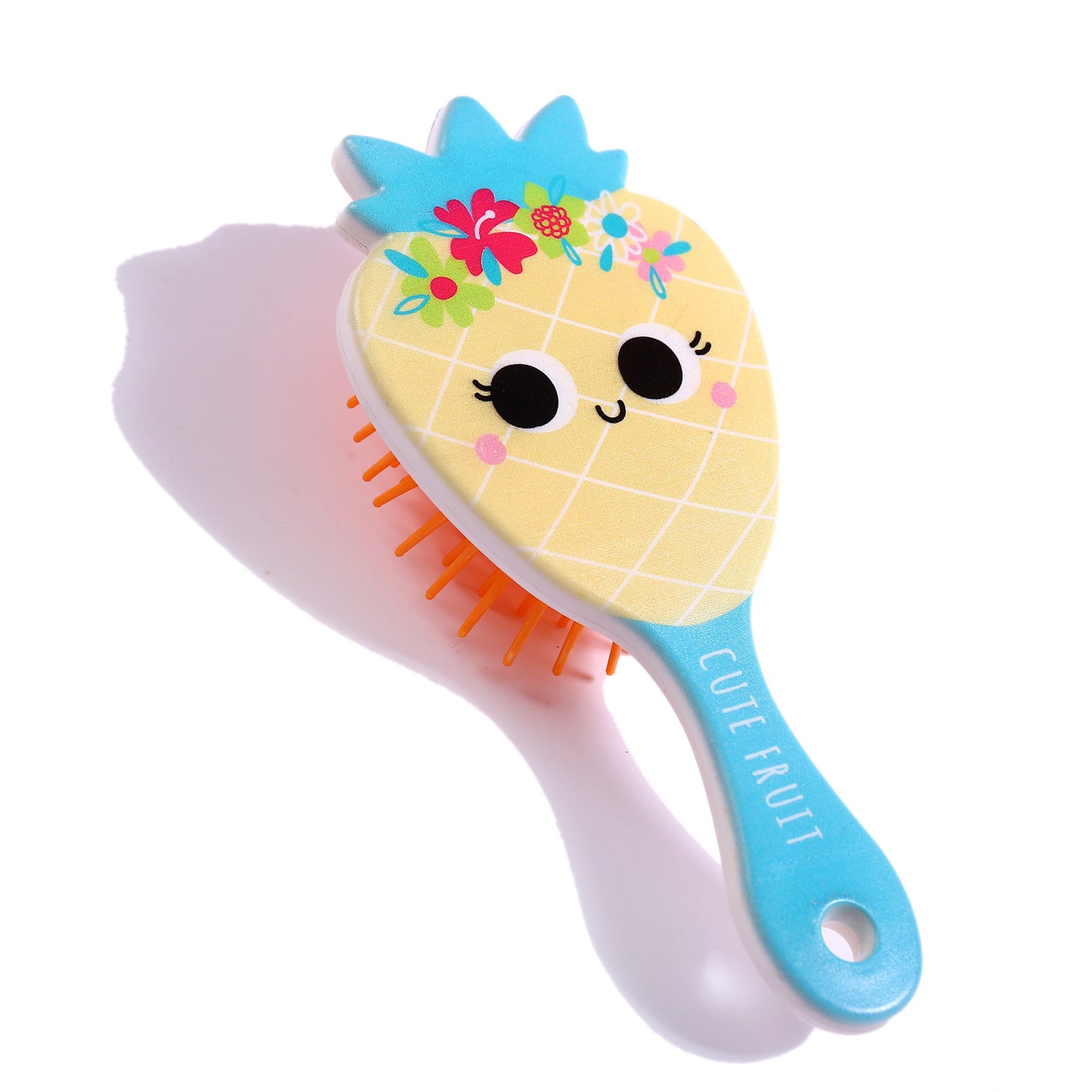 Children's Cute Strawberry Shape Small Expression Pattern Hair Brushes & Combs