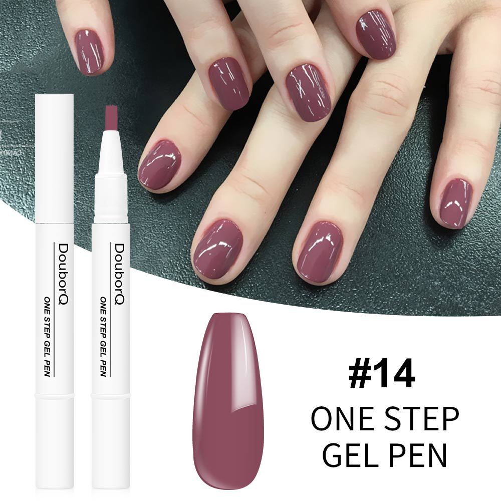 Manicure One Step Glue Pen-shaped Gel Nail Polish