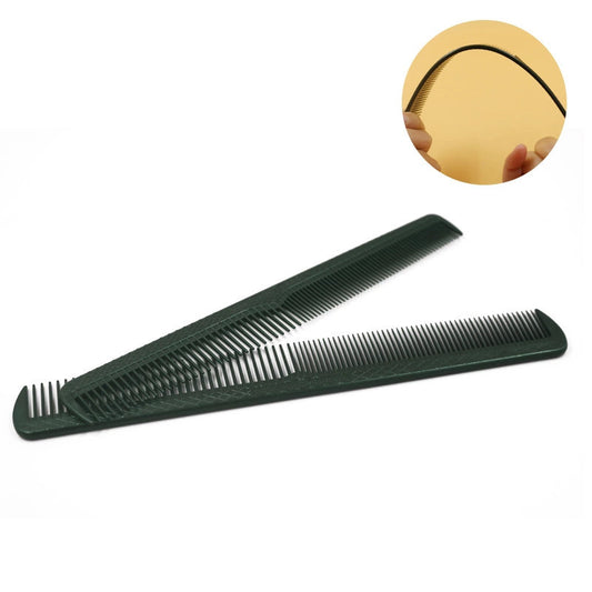 Green Folding Resistant High Temperature Flat Hair Brushes & Combs