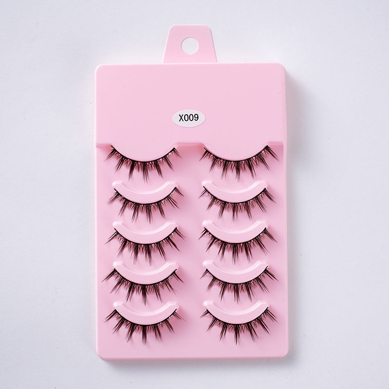 Eyelashes Eyelash Black Stem Self-adhesive Reusable False Lashes