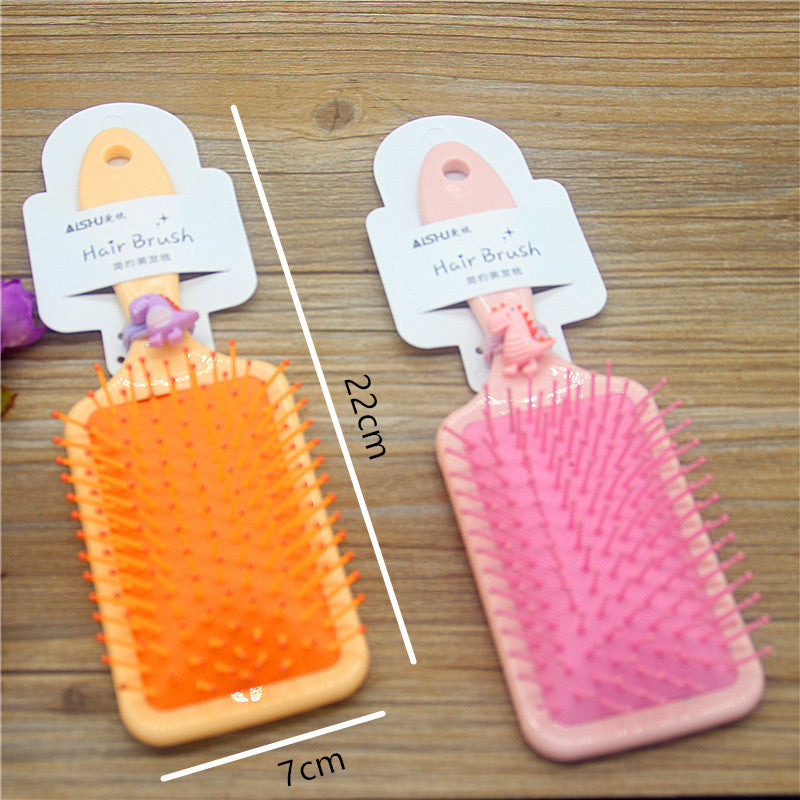 Candy Color Rubber Band Air Cushion Airbag Massage Semicircle Hair Brushes & Combs