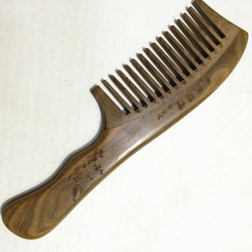 Sandalwood Wooden Incense Coarse Texture Dense Gear Hair Brushes & Combs