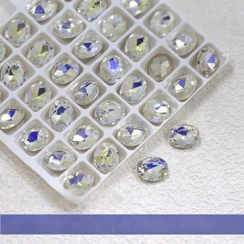 Egg-shaped Pointed Oval Diamond High Quality Nail Care Nail Art