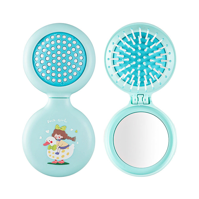 Air Cushion Cute Folding Round Airbag Hair Brushes & Combs