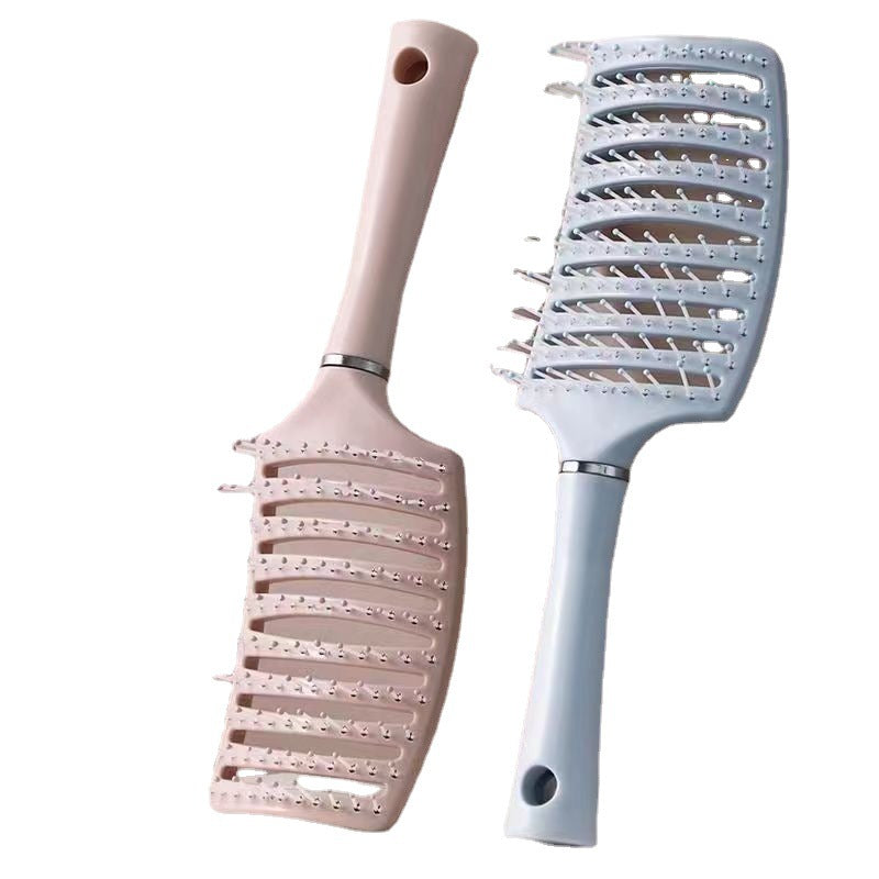 Men's Large Curved Vent Wide Teeth Tangle Hair Brushes & Combs