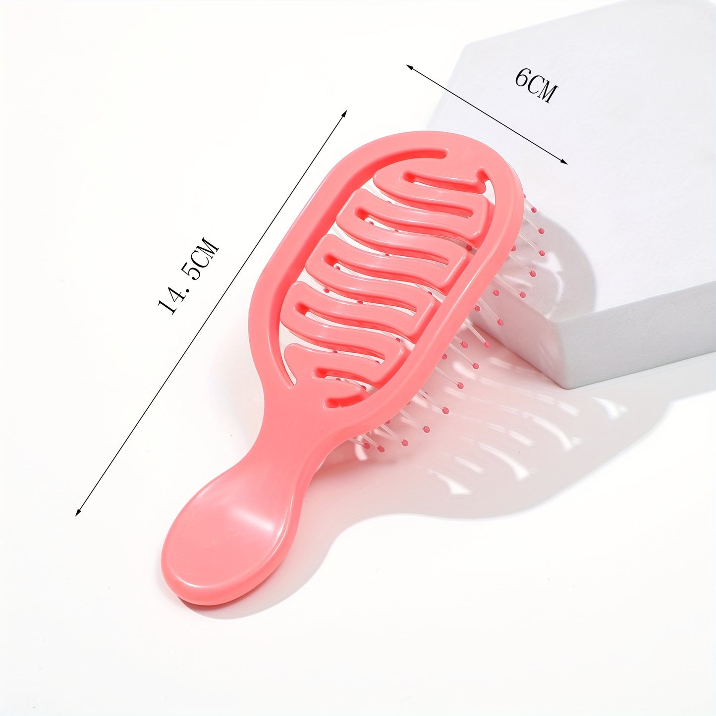 Runway Mini Hollow Cute Rib Air Hair Brushes & Combs