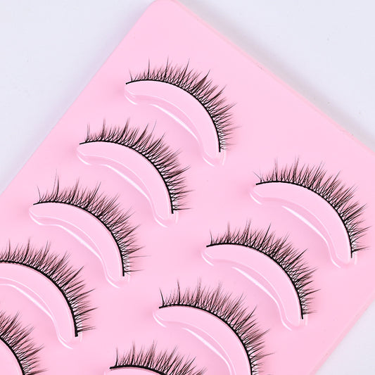 Eyelashes Hard Stem Simple Handmade Thick False Lashes