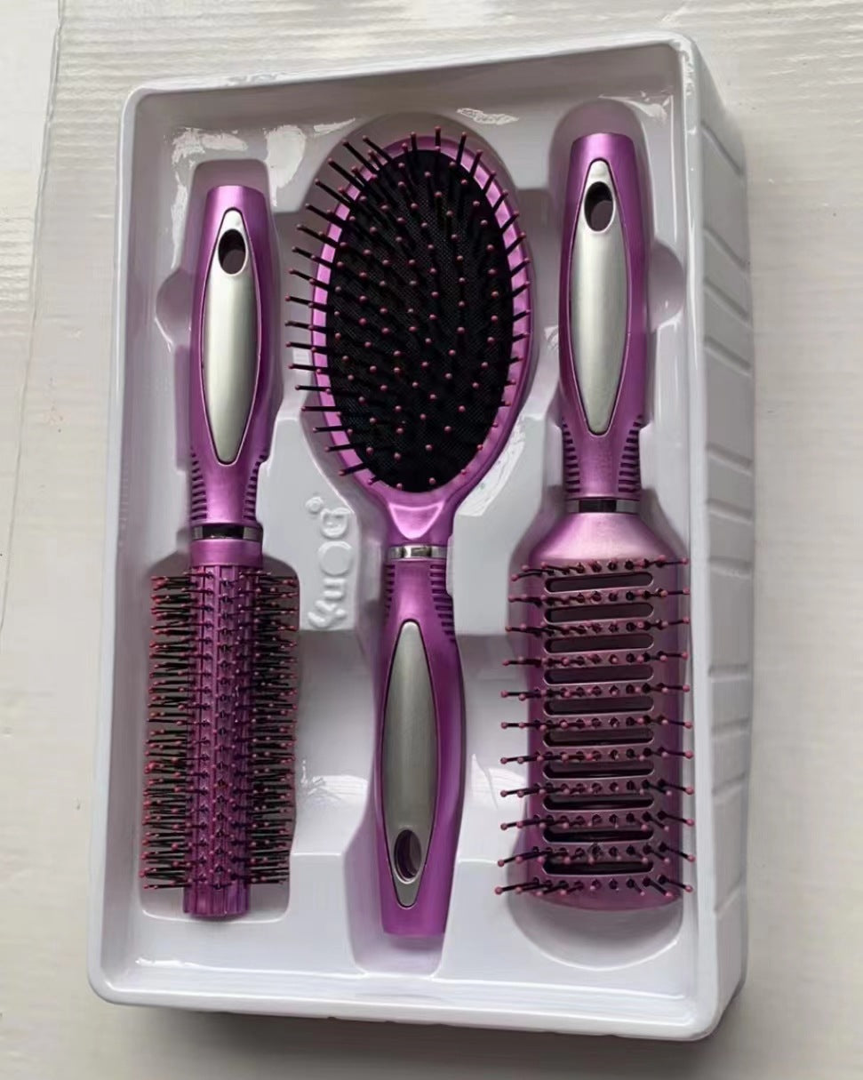 Plastic Lady Massage Style Ordinary Paint Hair Brushes & Combs