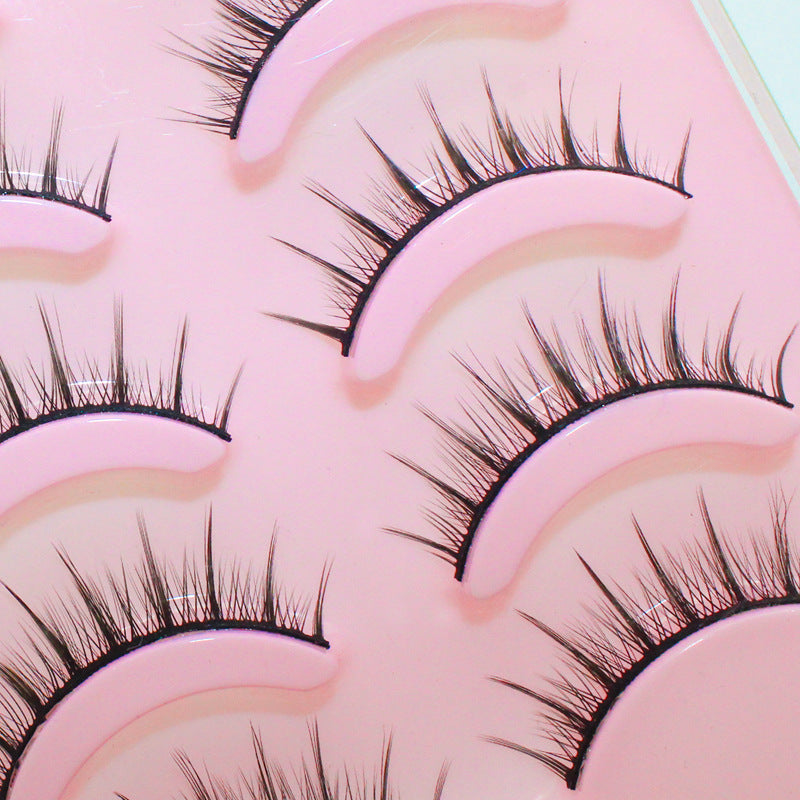 Female Natural Simulation Thick Barbie Fairy Cartoon False Lashes