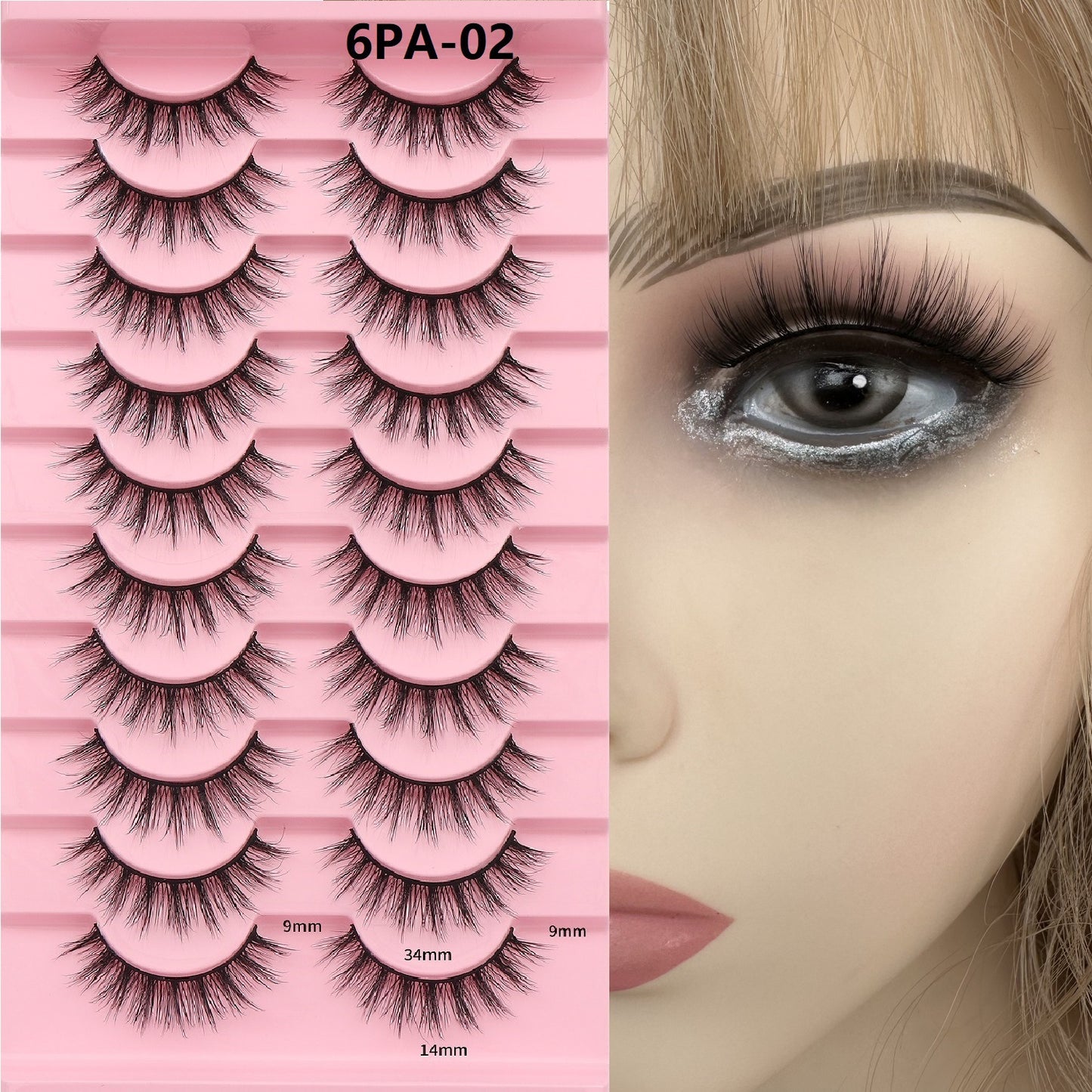 Of Cat Eyes Eyelash Thick Hard False Lashes