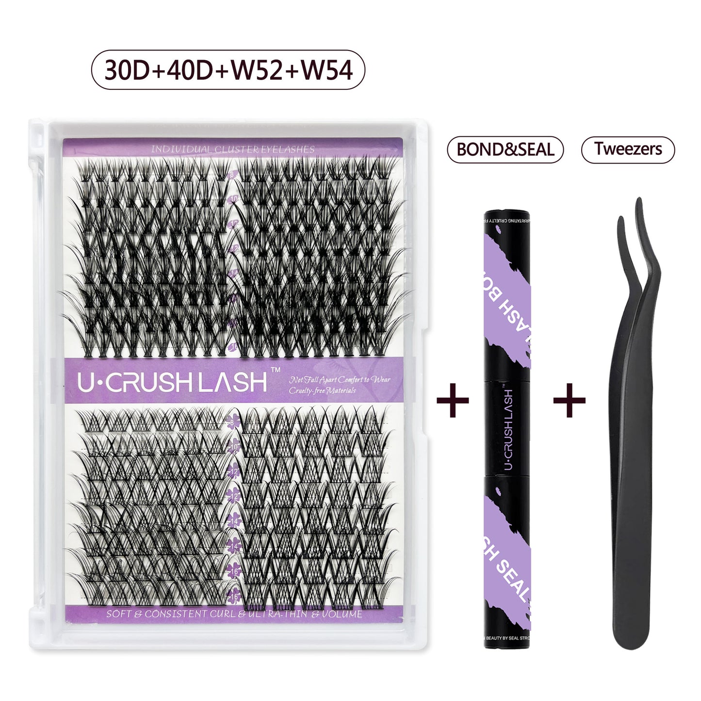 Eyelashes Row Curved Grafting Assortment Pack False Lashes