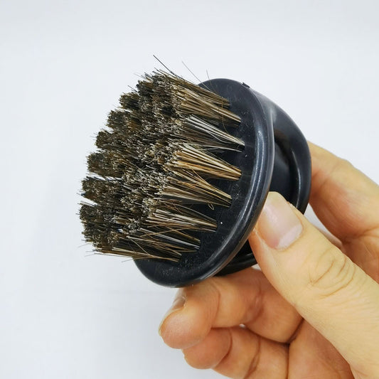 For Greasy Shaving Brush Beard Styling Cleaning Pig Bristle Hair Brushes & Combs