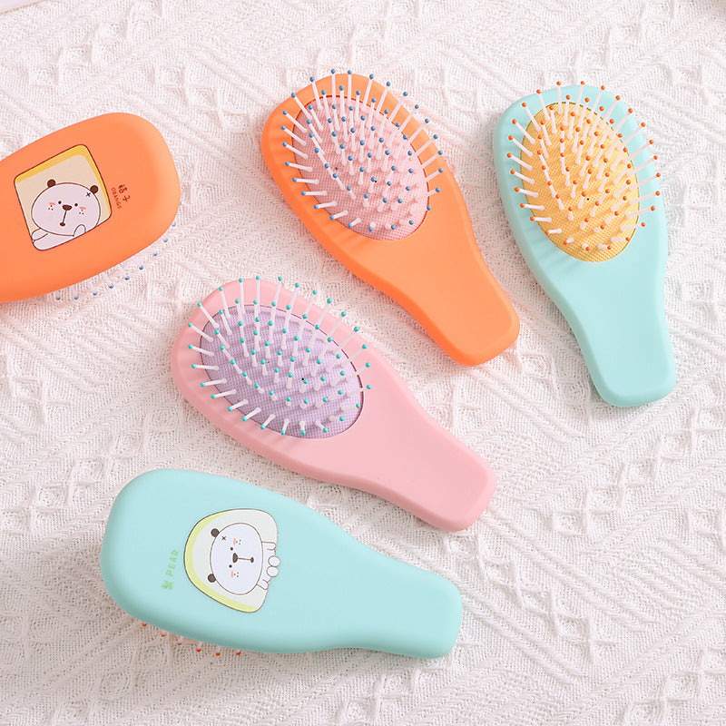 Rice Ball Bear Airbag Massage Cartoon Cute Heart Hairdressing Hair Brushes & Combs