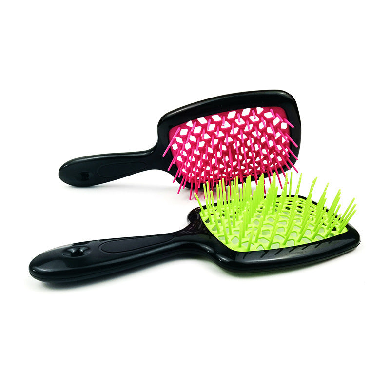 Casual Octopus Smooth Ribs Fluffy Massage Hair Brushes & Combs