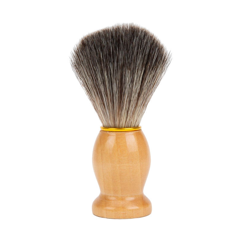 Men's Wood Shaving Brush Beard Household Pogonotomy Hair Brushes & Combs