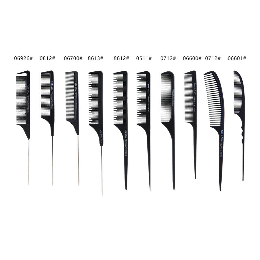 Tail Carbon Fiber Steel Needle Cut Hair Brushes & Combs