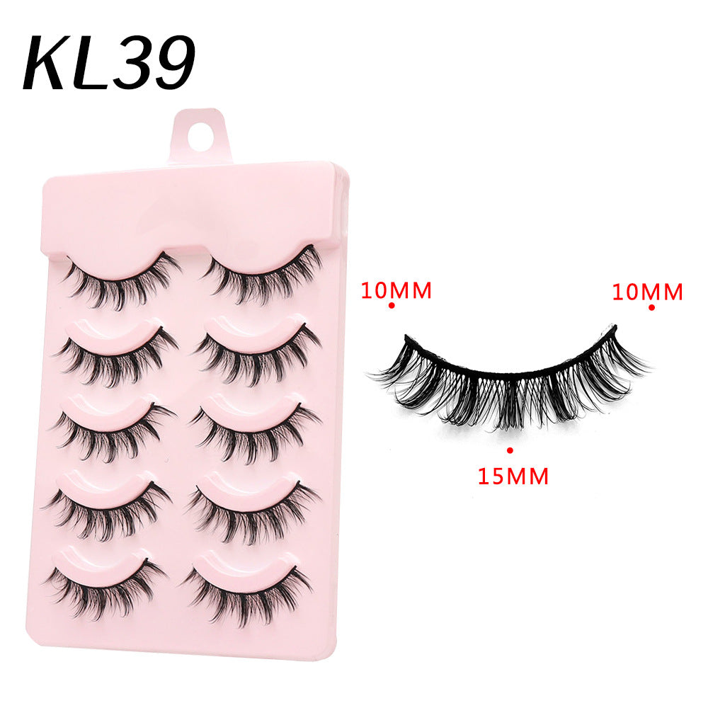 Devil Eyelashes Natural Curling Hard Stem False Lashes