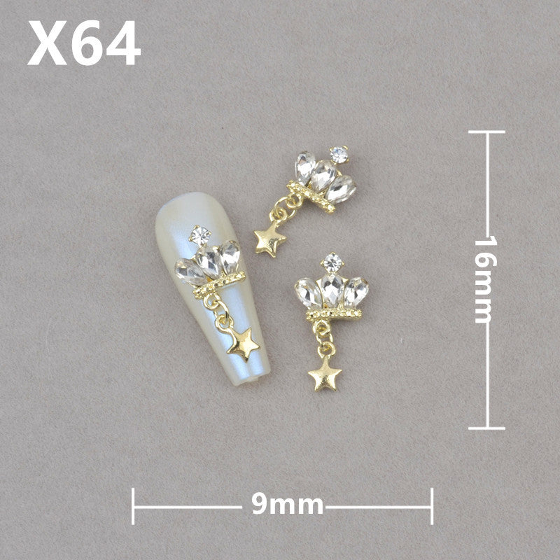 Five-pointed Star Bamboo Pearl Four Stars Nail Care Nail Art