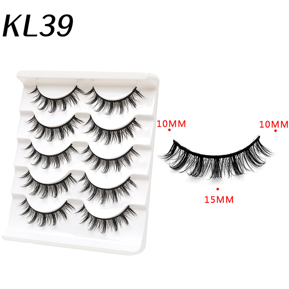 Devil Eyelashes Natural Curling Hard Stem False Lashes