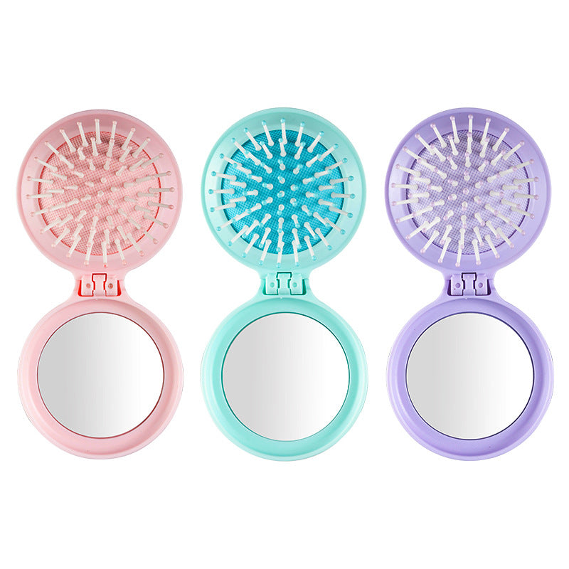 Air Cushion Cute Folding Round Airbag Hair Brushes & Combs