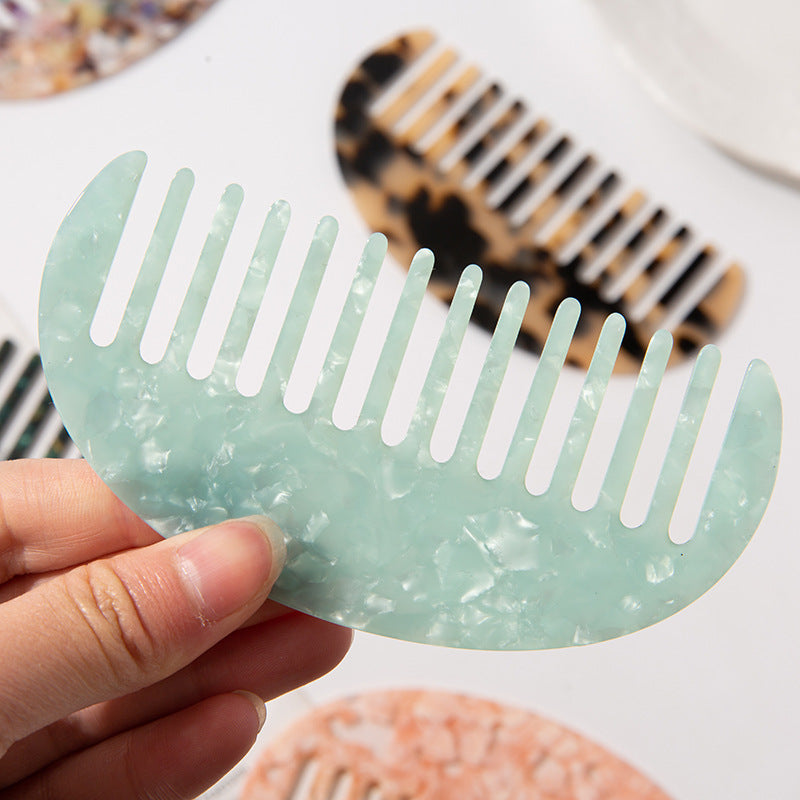 Acetate Plate Geometric Simple Retro Cute Hair Brushes & Combs