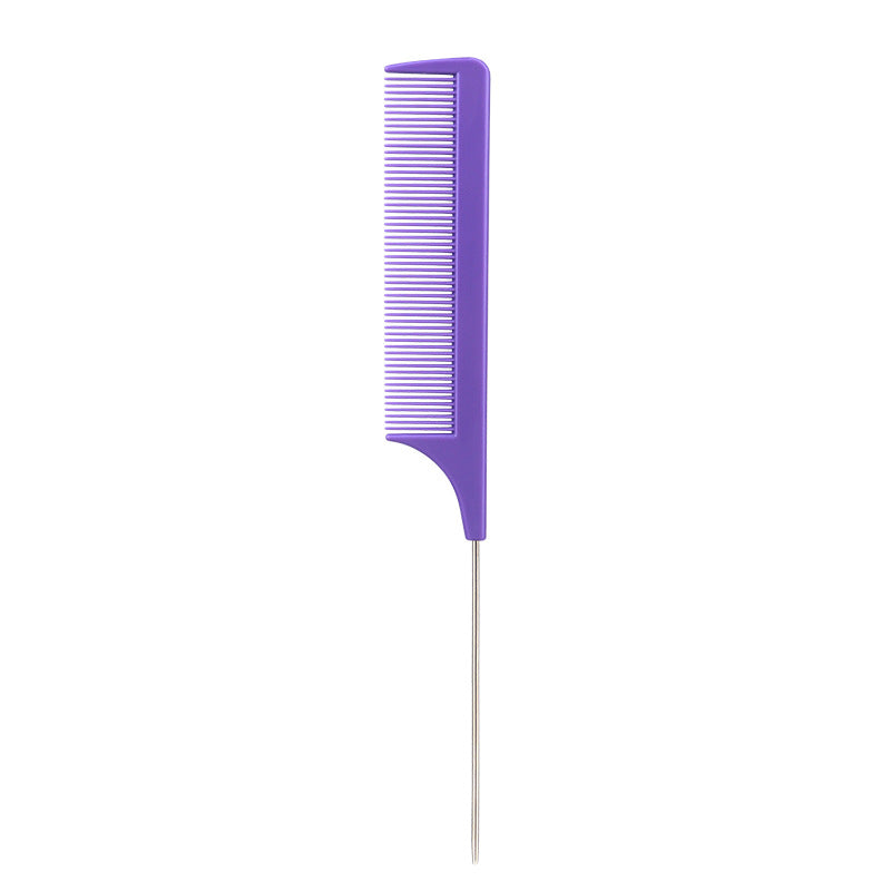 Hairdressing Tail Steel Needle Pick Styling Salon Hair Brushes & Combs