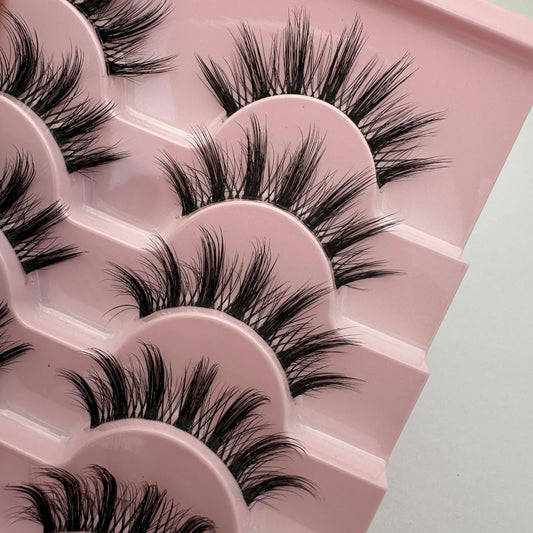 Root Double Pairs Of Eyelashes Three-dimensional False Lashes