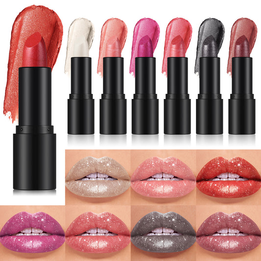 Gothic Style Pearl Cheek Full Hosting Lipsticks