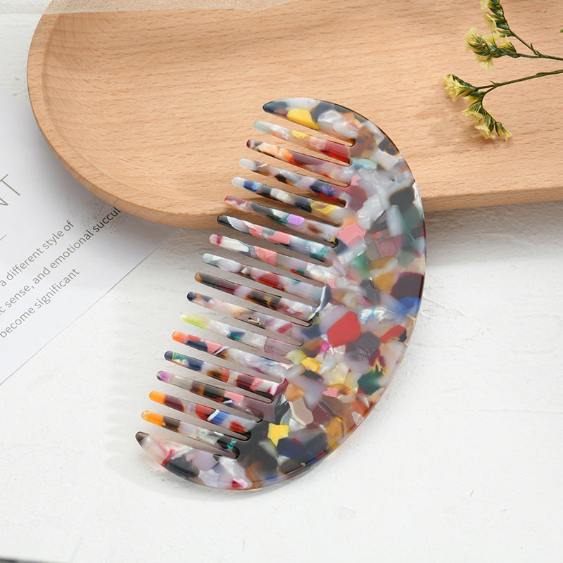 Fashion Cellulose Acetate Sheet Cute Hairdressing Hair Brushes & Combs