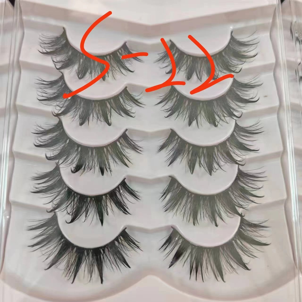 Attractive Wet Eyelashes Mink Style Thick False Lashes