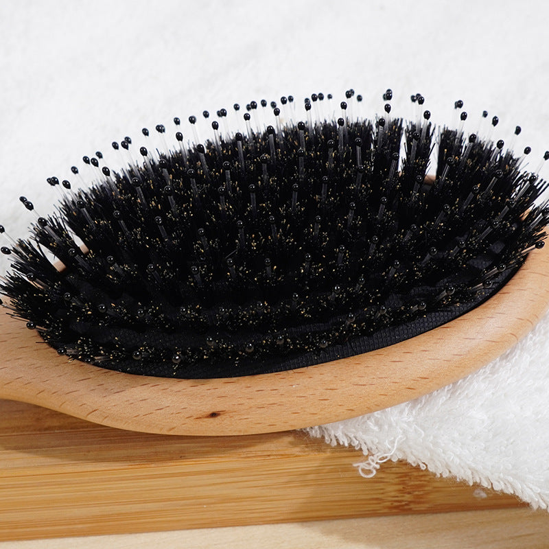 Beech Bristle Air Cushion Massage Scalp Hair Brushes & Combs