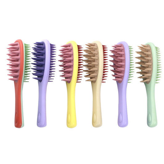 Massager Silicone Thick Fine Teeth Household Hair Brushes & Combs