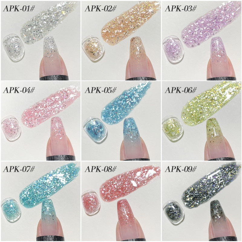 Summer Popular Color White Therapy Plastic For Nail Polish