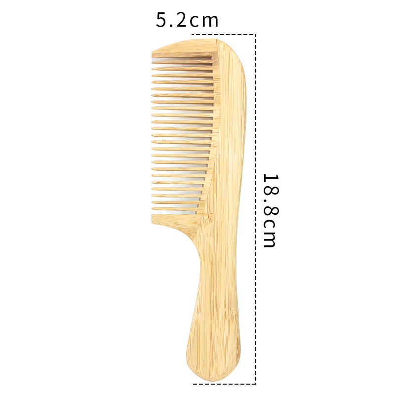 Pretty Elegant Slouchy Bamboo Stitching Hairdressing Hair Brushes & Combs