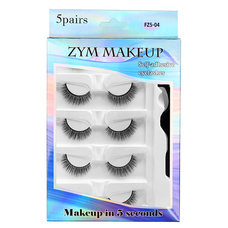 Pairs Of Handmade Eyelashes Natural Sharpening False Lashes