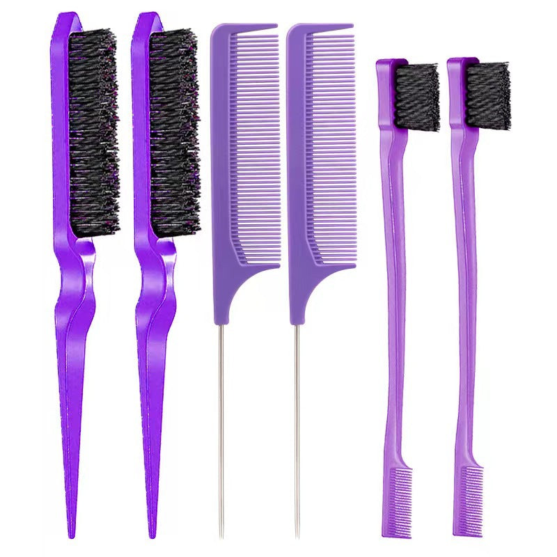 Sets Fluff Steel Needle Tail Duckbill Clip Hair Brushes & Combs