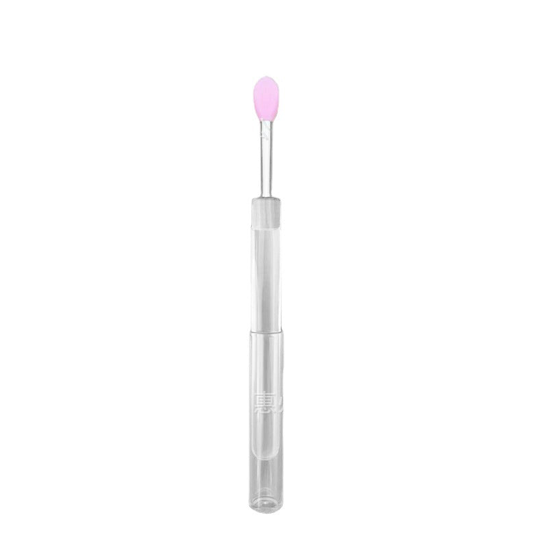 Portable Silicone Brush Small Dustproof With Makeup Brushes Accessories